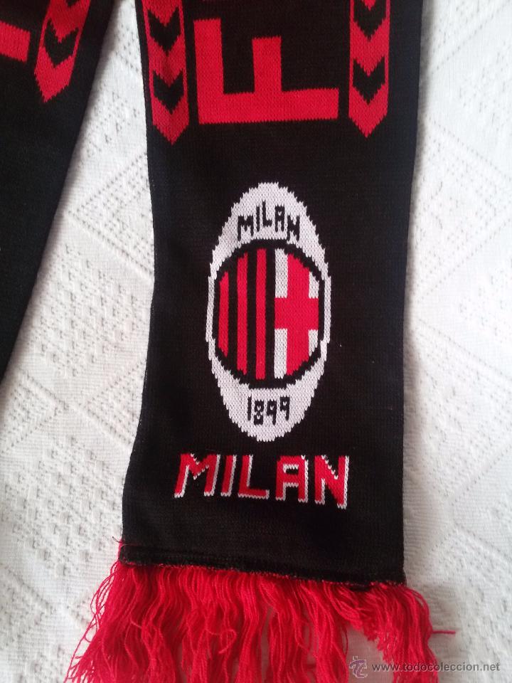 Coleccionismo deportivo: BUFANDA DEL MILAN - Foto 8