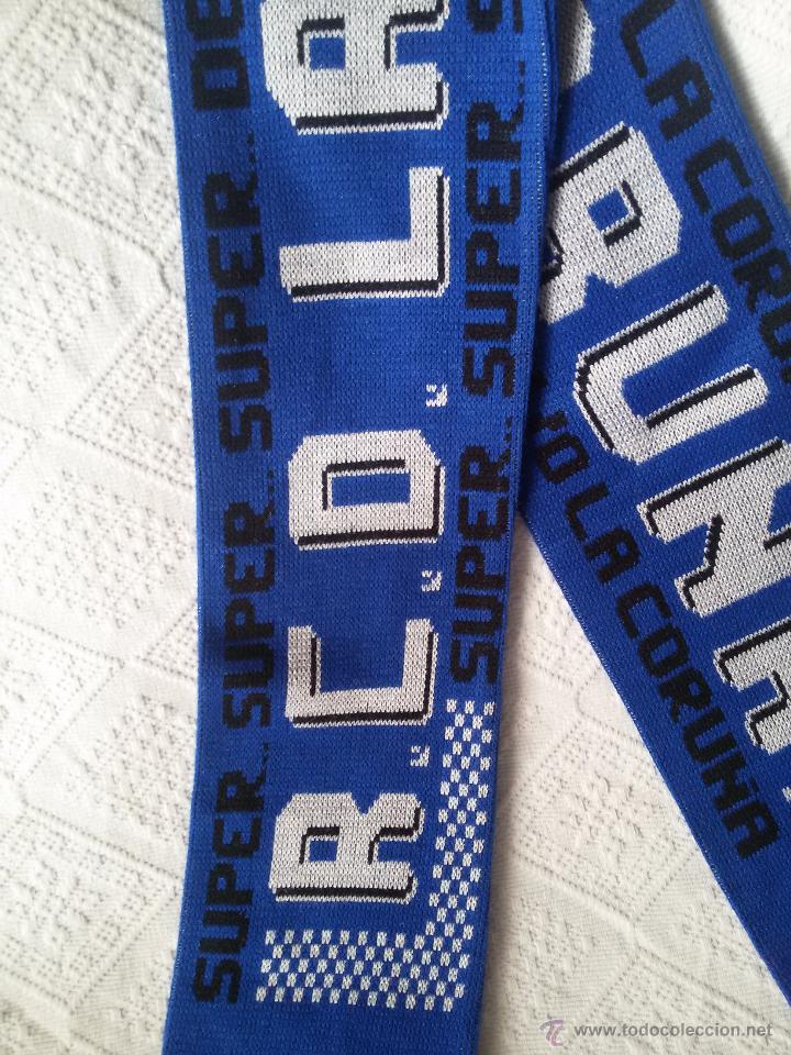 Coleccionismo deportivo: BUFANDA R.C.D. LA CORU&Ntilde;A - Foto 4