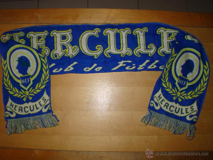 Coleccionismo deportivo: Antigua bufanda del HERCULES C.F. - Foto 1
