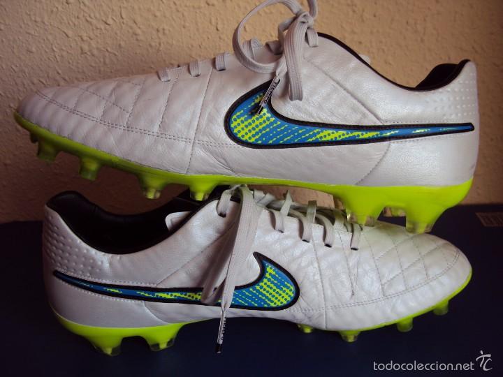 Coleccionismo deportivo: (F-1480)BOTAS DE OBLAK , AT.MADRID , NIKE TIEMPO , MATCH UN WORN - Foto 7
