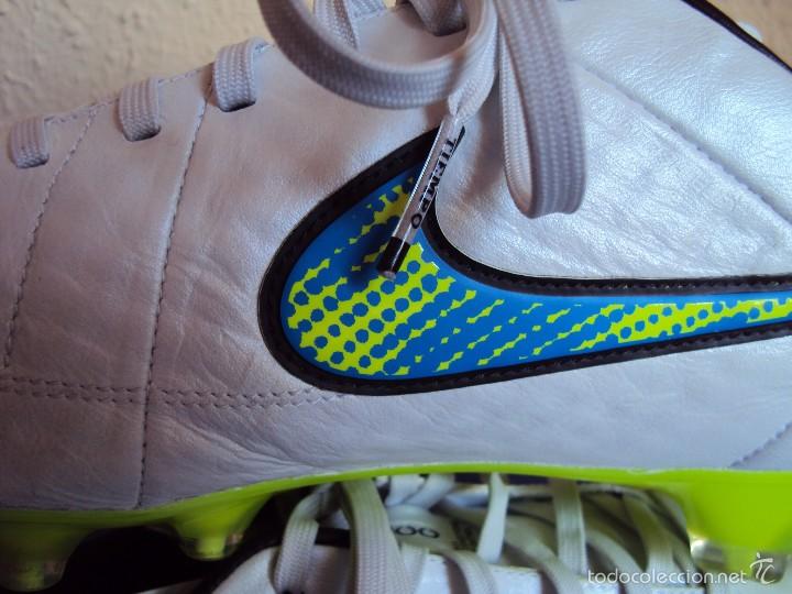 Coleccionismo deportivo: (F-1480)BOTAS DE OBLAK , AT.MADRID , NIKE TIEMPO , MATCH UN WORN - Foto 8