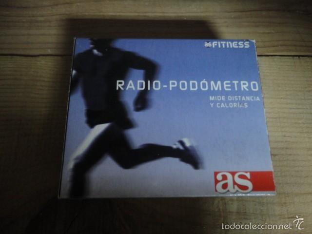 Coleccionismo deportivo: RADIO PODOMETRO AS - MIDE DISTANCIA Y CALORIAS - Foto 2
