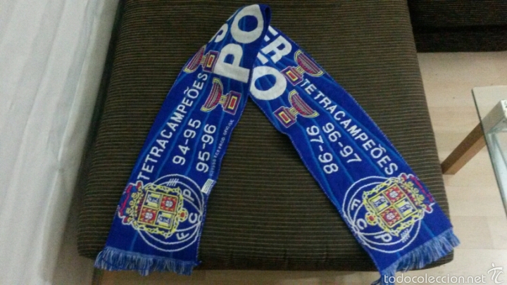 Coleccionismo deportivo: BUFANDA SUPER PORTO TETRACAMPEONES 1994-98 - Foto 2