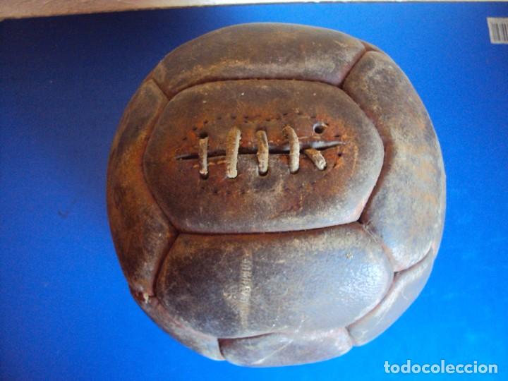 Coleccionismo deportivo: (F-170146)ANTIGUO BALON CORDADO DE 18 PANELES - Foto 1