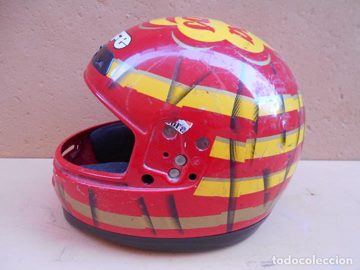 Coleccionismo deportivo: CASCO DE MOTO CHUPA-CHUPS CLASICO - Foto 4