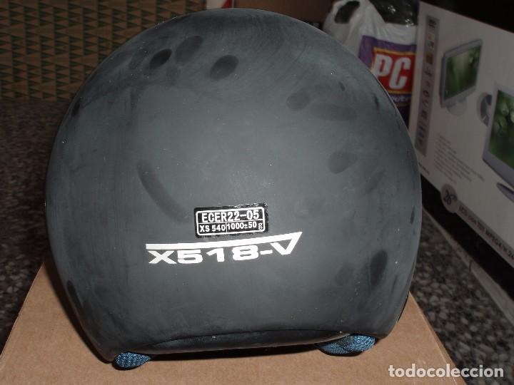 Coleccionismo deportivo: CASCO DE TRIAL TIPO JET,NITRO ,NEGRO - Foto 2