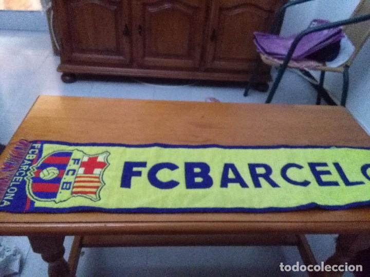 Coleccionismo deportivo: BUFANDA FC BARCELONA. C2JV - Foto 1