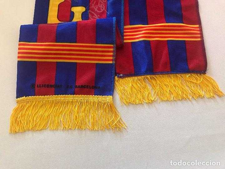 Écharpe Vintage FC Barcelone – Força Barça – Super Campions – Occasion