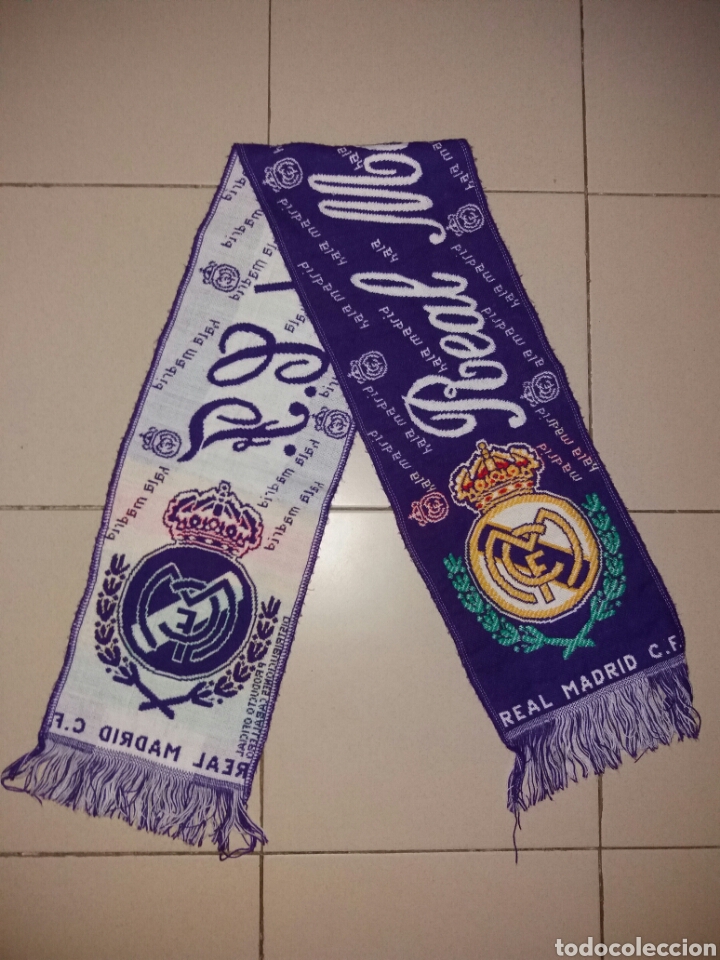 Coleccionismo deportivo: Antigua bufanda del REAL MADRID - Foto 1