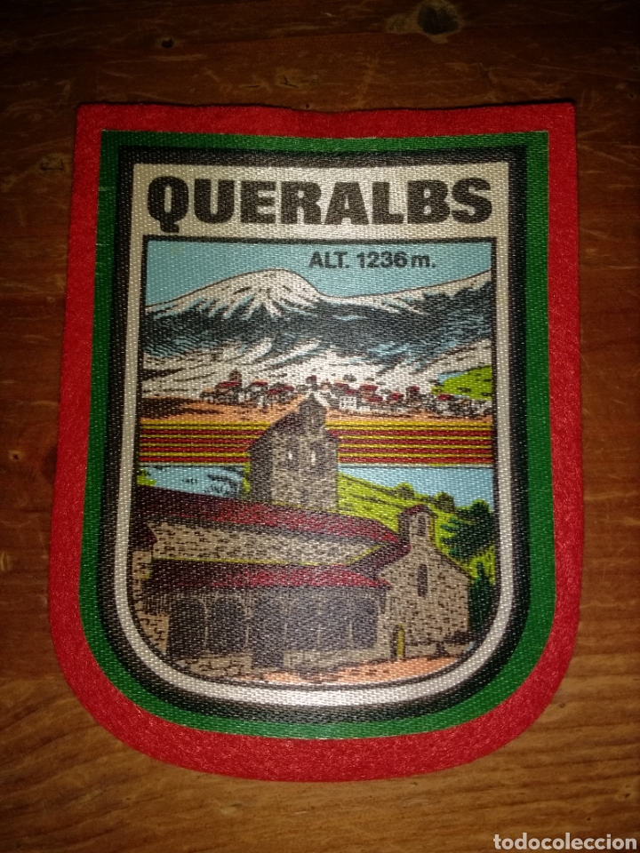 Coleccionismo deportivo: Parche tela Queralbs - Foto 1