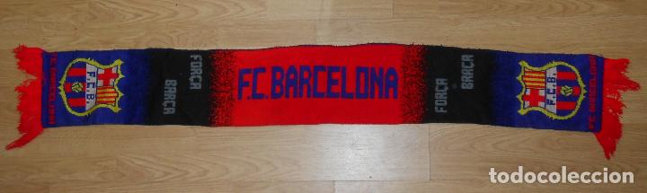 Coleccionismo deportivo: BUFANDA FOR&Ccedil;A BAR&Ccedil;A. F.C. BARCELONA. TDKDEP15 - Foto 1