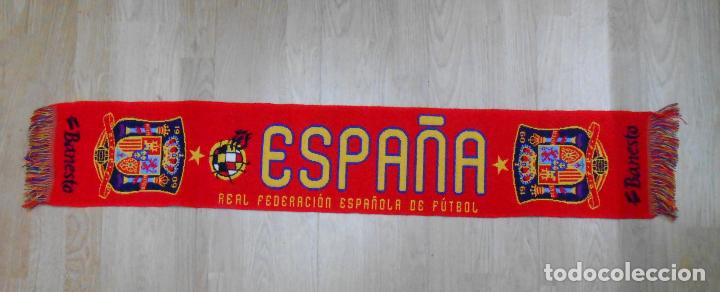 Coleccionismo deportivo: BUFANDA DE ESPA&Ntilde;A. CRUZCAMPO. TDKDEP15 - Foto 1