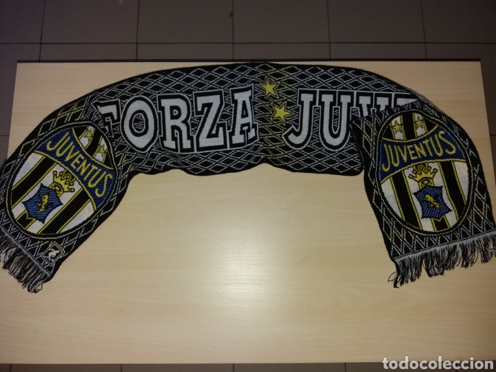 Coleccionismo deportivo: Antigua bufanda FORZA JUVE - Foto 1