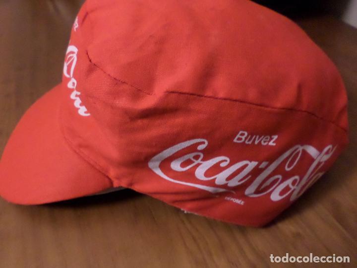 Coleccionismo deportivo: VISERA DE CICLISMO COCA-COLA - Foto 3