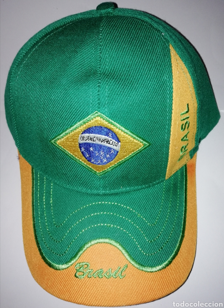 Coleccionismo deportivo: Gorra bordada BRASIL - Foto 3