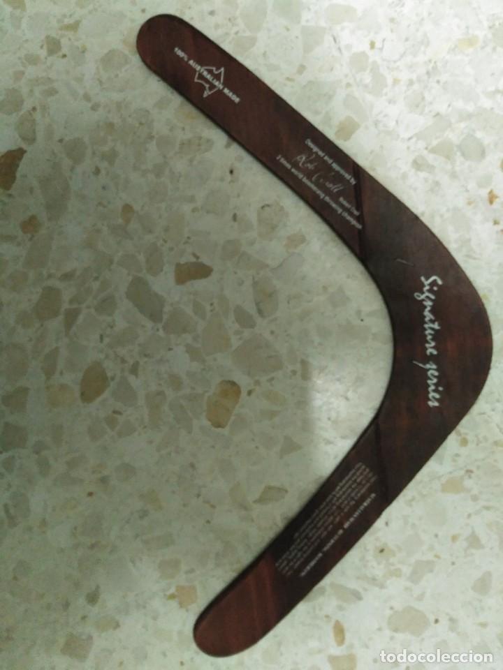 Coleccionismo deportivo: Boomerang con publicidad de ray-ban - Foto 2