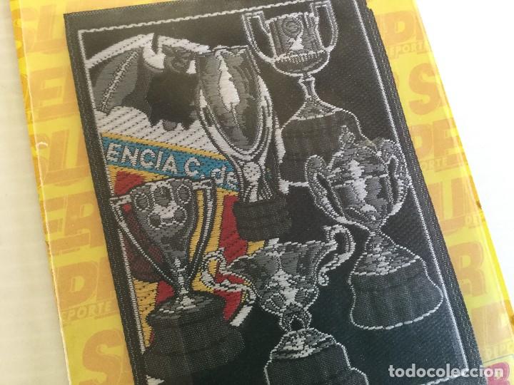 Coleccionismo deportivo: Parche de tela termoadhesivo Valencia CF Copas y escudo - Foto 3