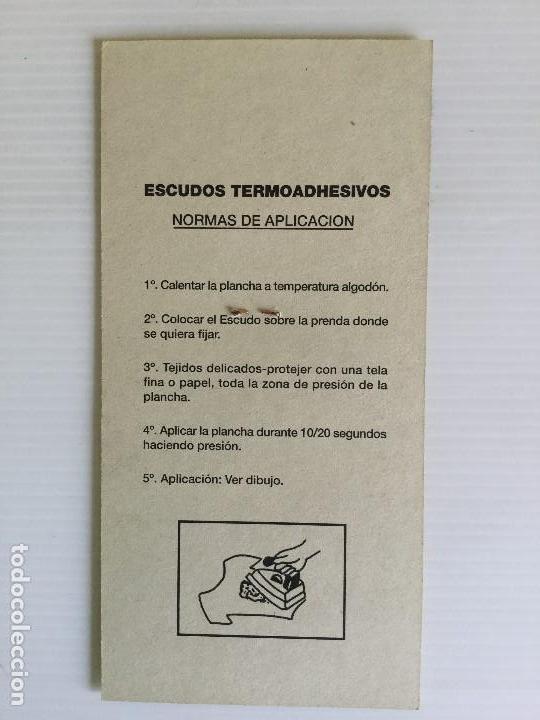 Coleccionismo deportivo: Parche de tela termoadhesivo Valencia CF Copas y escudo - Foto 4