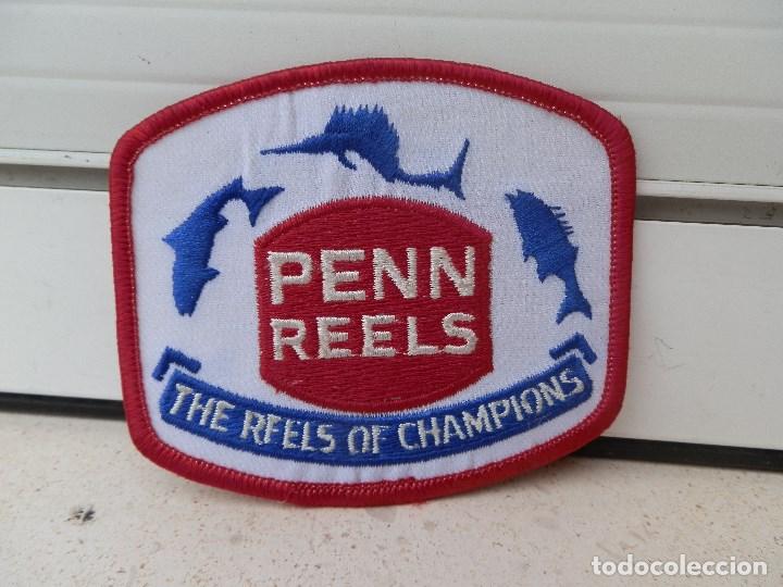 Coleccionismo deportivo: PARCHE DE TELA DE PESCA PENN REELS. - Foto 1