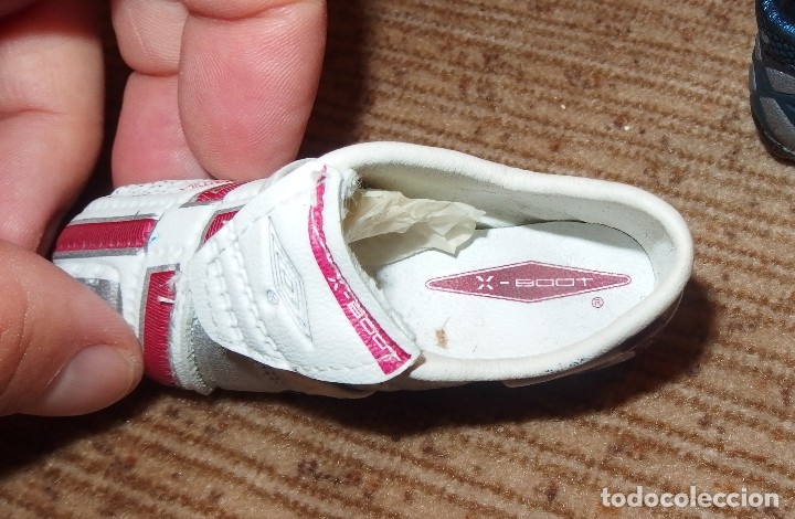 Coleccionismo deportivo: 4 MINI BOTAS DE F&Uacute;TBOL:UMBRO,ADIDAS,PUMA - Foto 7