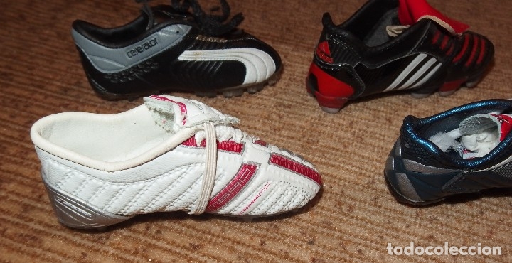 Coleccionismo deportivo: 4 MINI BOTAS DE F&Uacute;TBOL:UMBRO,ADIDAS,PUMA - Foto 8