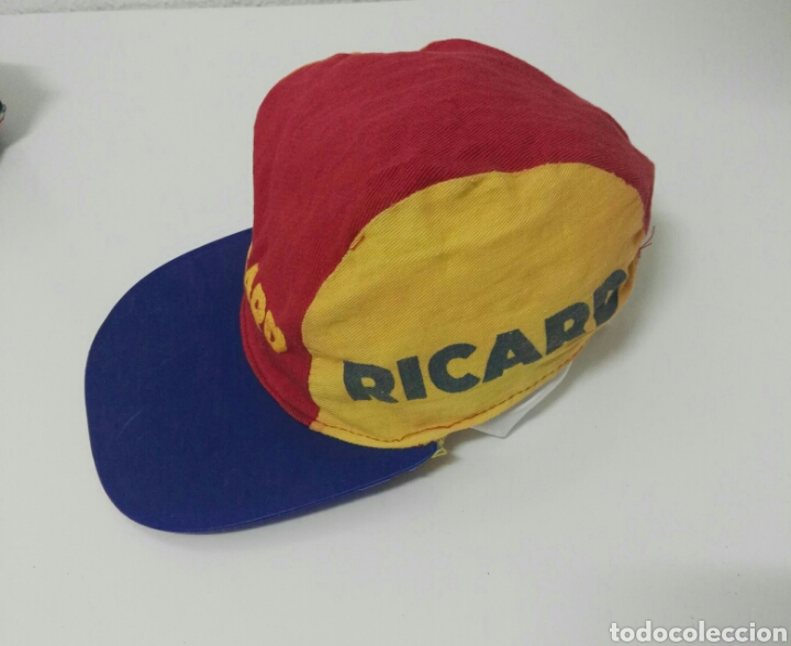 Coleccionismo deportivo: Gorra a&ntilde;os 60 ciclismo Ricard - Foto 2