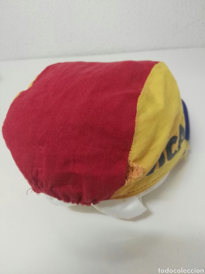 Coleccionismo deportivo: Gorra a&ntilde;os 60 ciclismo Ricard - Foto 3