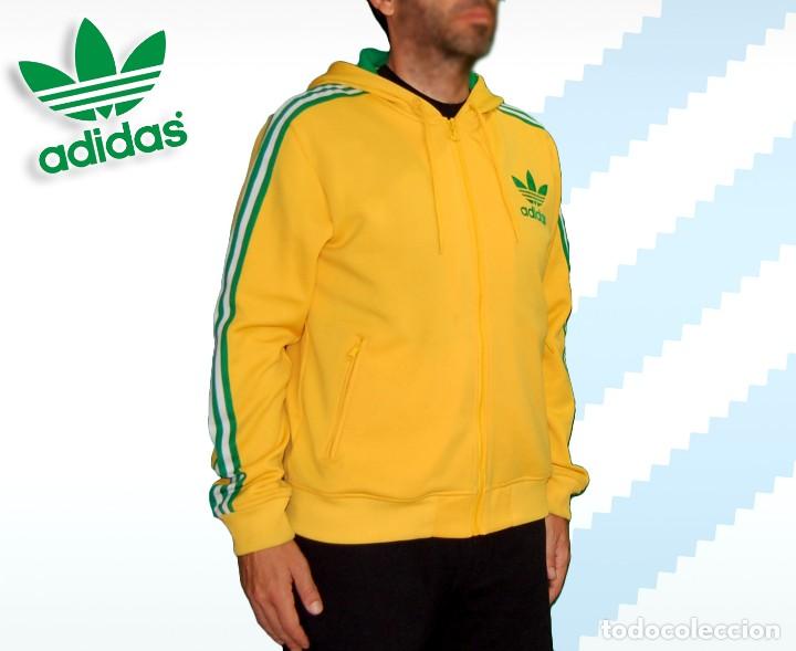 adidas chaqueta capucha verde militar