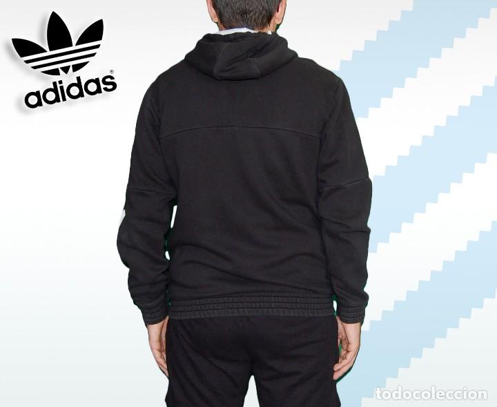 Coleccionismo deportivo: Adidas Sudadera Negra Jogging Talla M - Foto 5
