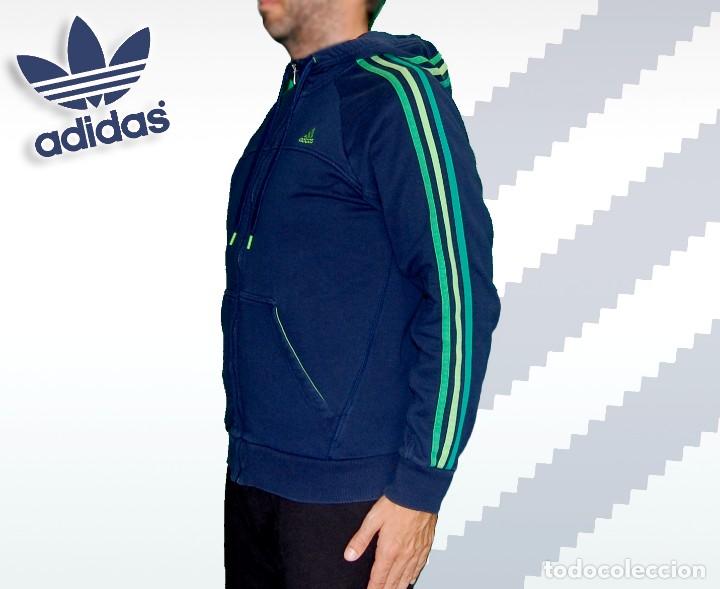 Coleccionismo deportivo: Adidas Sudadera Navy Azul Marino Talla M - Foto 3