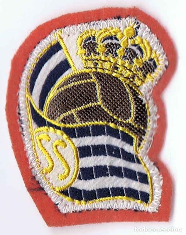 Coleccionismo deportivo: PARCHE ESCUDO REAL SOCIEDAD - Foto 1