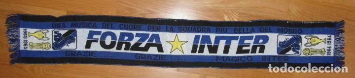 Coleccionismo deportivo: BUFANDA DEL INTER DE MILAN. A&Ntilde;OS 90. FORZA INTER.futbol - Foto 1