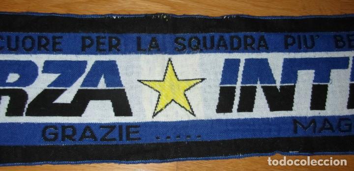Coleccionismo deportivo: BUFANDA DEL INTER DE MILAN. A&Ntilde;OS 90. FORZA INTER.futbol - Foto 3