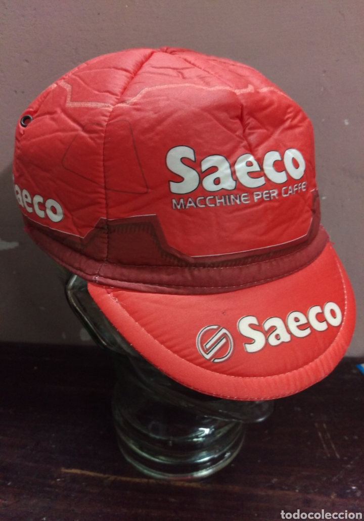 Coleccionismo deportivo: Gorra ciclismo ciclista equipo SAECO - Foto 1