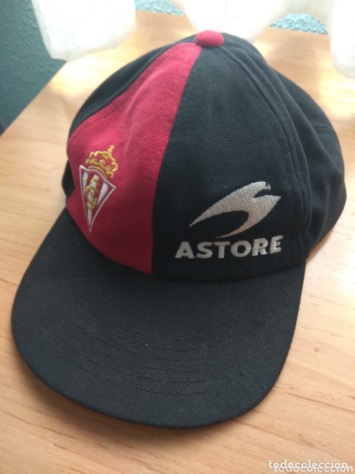 Coleccionismo deportivo: Gorra Sporting de Gij&oacute;n Astore - Foto 2
