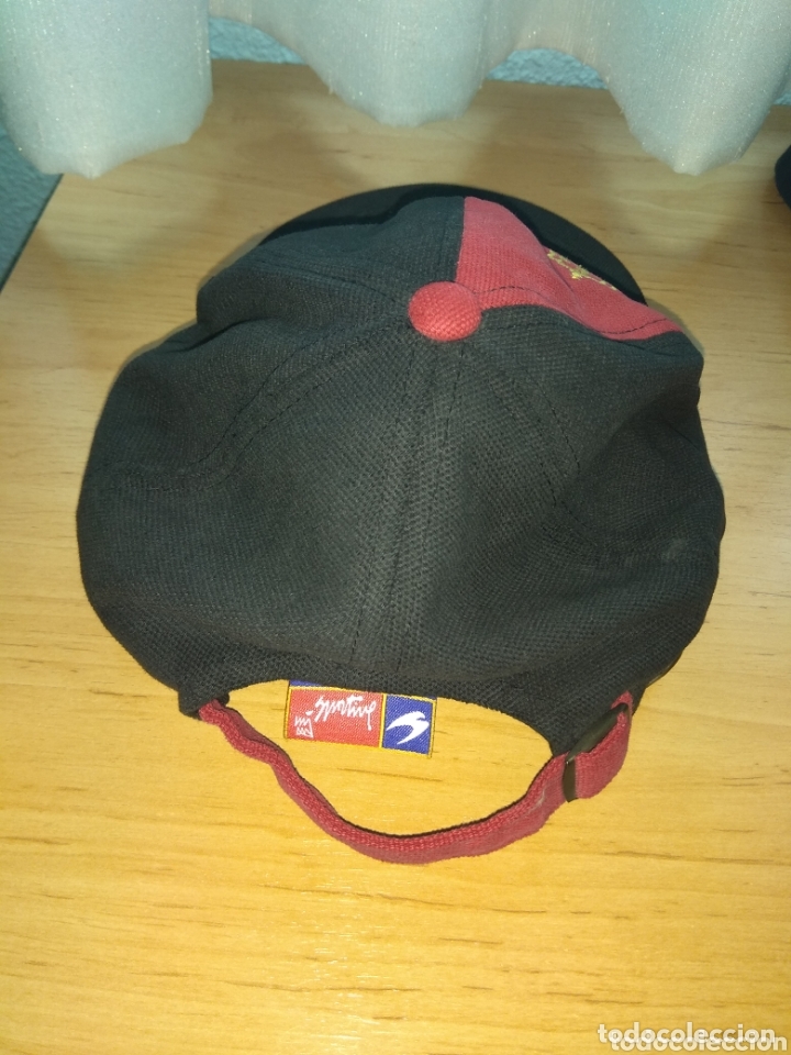 Coleccionismo deportivo: Gorra Sporting de Gij&oacute;n Astore - Foto 3
