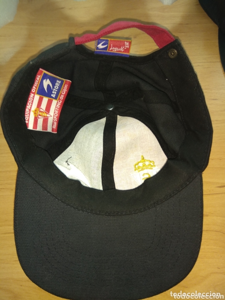 Coleccionismo deportivo: Gorra Sporting de Gij&oacute;n Astore - Foto 4