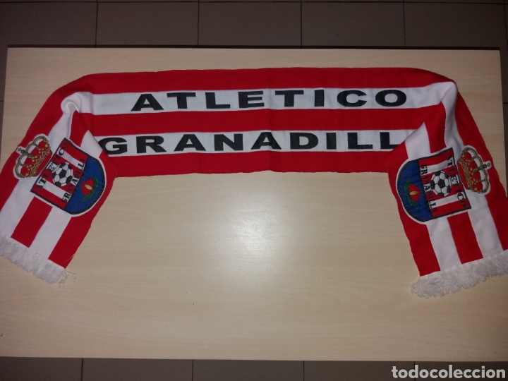 Coleccionismo deportivo: Antigua bufanda ATL&Eacute;TICO GRANADILLA - Foto 1