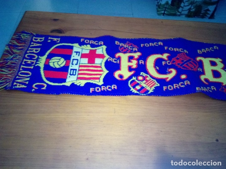 Coleccionismo deportivo: BUFANDA F.C . BARCELONA. - Foto 1