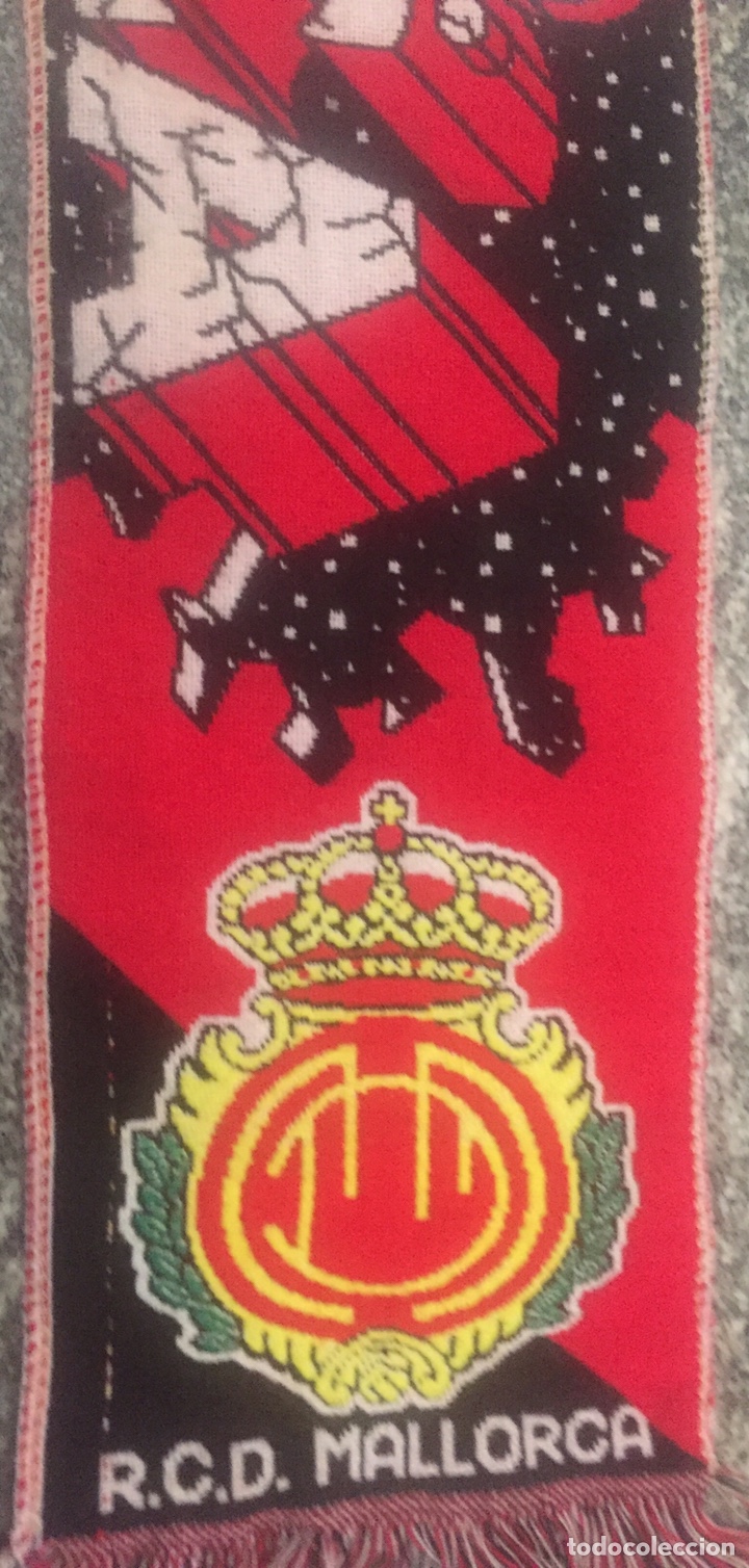 Coleccionismo deportivo: Bufanda final re copa de Europa Mallorca-Chelsea. Ref D - Foto 2