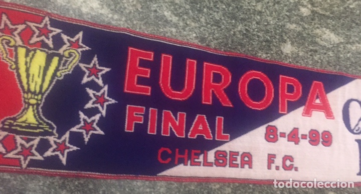Coleccionismo deportivo: Bufanda final re copa de Europa Mallorca-Chelsea. Ref D - Foto 7