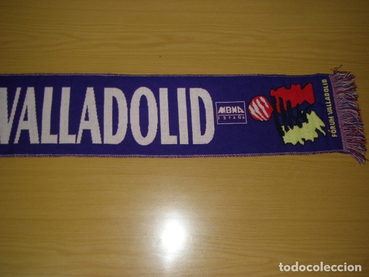 Coleccionismo deportivo: Bufanda de baloncesto FORUM VALLADOLID. 147 X 20 CM. - Foto 3
