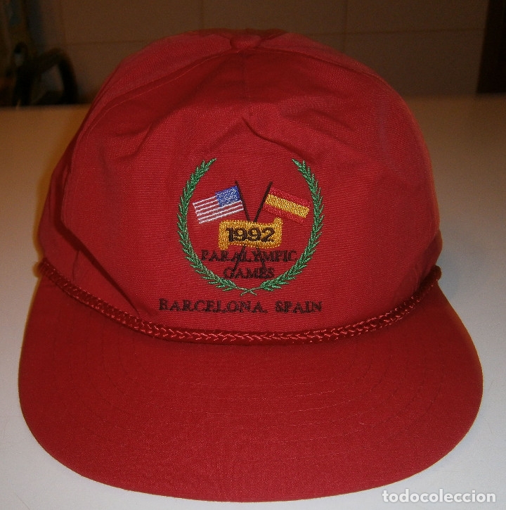 Coleccionismo deportivo: gorra olimpiadas barcelona 1992 paralympic games regulable - Foto 1