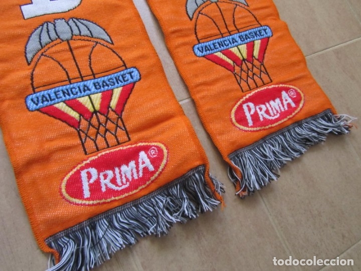 Coleccionismo deportivo: 2 bufandas Basket Pamesa Valencia 73&ordf; Edici&oacute; Copa del Rei 2009 - Foto 6