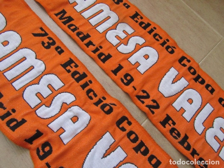 Coleccionismo deportivo: 2 bufandas Basket Pamesa Valencia 73&ordf; Edici&oacute; Copa del Rei 2009 - Foto 8