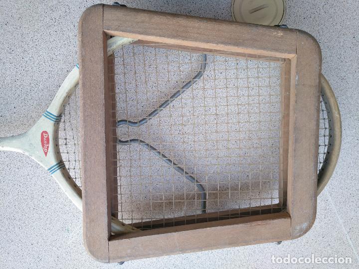 Coleccionismo deportivo: Raqueta de madera badminton antiguas Vintage - Foto 2