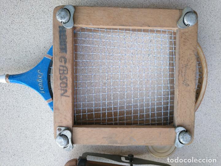 Coleccionismo deportivo: Raqueta de madera badminton antiguas Vintage - Foto 4
