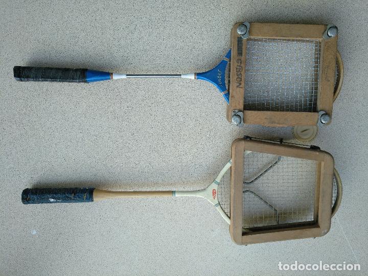 Coleccionismo deportivo: Raqueta de madera badminton antiguas Vintage - Foto 1