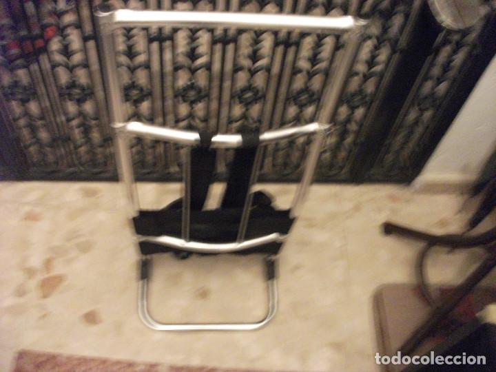 Coleccionismo deportivo: ESPALDERA MOCHILERA ALUMINIO REF. BRE - Foto 1
