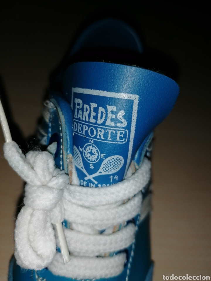 Coleccionismo deportivo: Antiguas zapatillas PAREDES - Foto 3